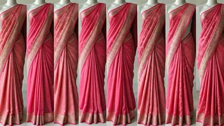 Pink Sarees Are Festive Wardrobe Essentials