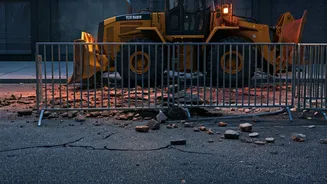 Kolkata's Park Street Erupts: Bulldozer Protest Leads to Stone Pelting, Injuries