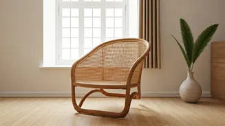 Upcycled Indian Cane Defines The Modern Japandi Apartment Vibe