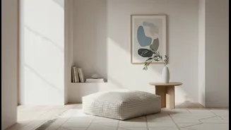 An Empty Landing Or Alcove Can Become A Useful Daily Pause