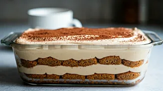 Healthy Peanut Butter Tiramisu: Indulgent Dessert with Baked Protein Oats