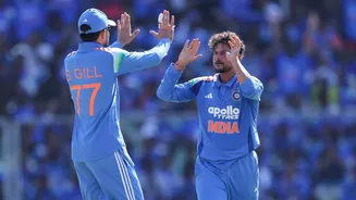 India's Kuldeep Yadav receives 'Impact Player of the Series' award