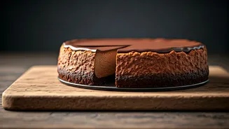 This Chocolate Cheesecake Looks Straight From A Bakery