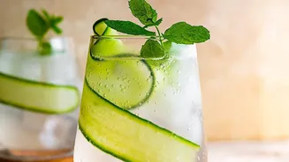 Upgrade Plain Water Daily Infuse Water With Cucumber Mint And Lemon For Detox