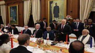 Jhol momo, Tchaikovsky’s music and more… Inside the State dinner for Putin at Rashtrapati Bhavan