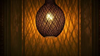 Indian Interiors Are Giving Lights Main Character Energy