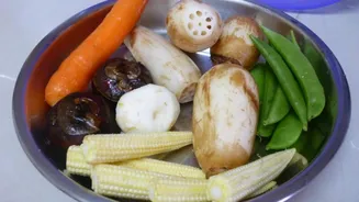 Water chestnut v/s lotus root: Comparing their nutrition