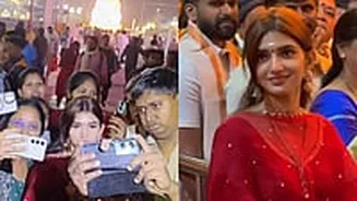 Vaikuntha Ekadashi 2025: Sreeleela Gets Mobbed By Fans At Tirumala Temple - Watch Video