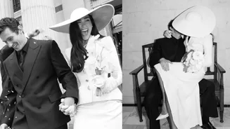 Celebrando o amor! Dua Lipa mostra registros inéditos do casamento com Callum Turner