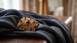 How to style brooches on sarees and more
