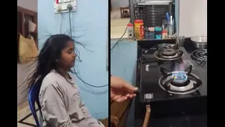 Woman Lights Gas Stove Using Her Finger. Wait, How? Is There Science Behind It? | Video
