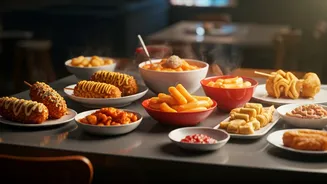 Korean Street Food Menu Inclusions Double Across Top Diners