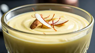 Beat Summer Heatwaves With Saffron-Infused Almond Milk Shrikhand Desserts