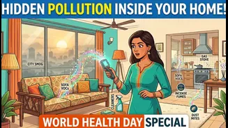 Beyond the City Smog: A World Health Day Exposé on the Hidden Pollution Inside Indian Homes
