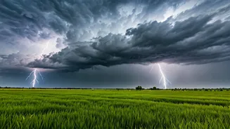 Localized Thundershowers Kick In To Cool Down East Uttar Pradesh