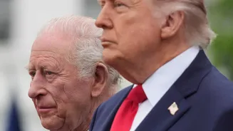 President Trump and King Charles III Hold Diplomatic Meeting at the White House