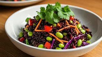 Vibrant Black Rice Salad: A Symphony of Antioxidants and Nutrients