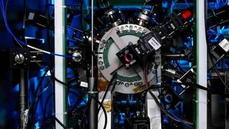 This clock loses a second in twice the universe's age