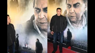 Salman Khan Gets Emotional Seeing Dharmendra’s Poster At Ikkis Screening | Watch