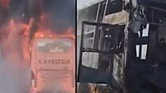 Bus Fire Kills 20 in Rajasthan, India
