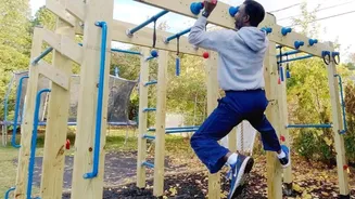 What's a backyard obstacle course?