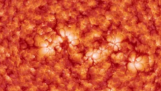 NASA's Sharpest Visible-Light Sun Image Offers A Closer Look At Solar Granules In Fine Detail