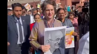 'Mahatma Gandhi Lives in Our Hearts’: Govt Responds To Priyanka Gandhi’s MGNREGA Renaming Charge