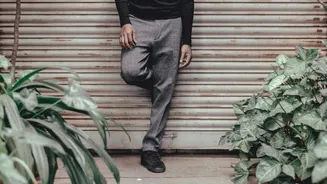 What are baize trousers?