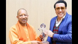 Govinda Meets UP CM Yogi Adityanath Amid Cheating Rumours, Describes Moment as ‘Divine’