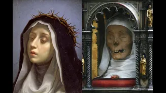 Quais santos católicos possuem partes do corpo preservadas? E onde estão esses pedaços?