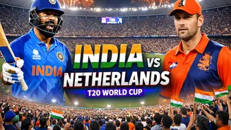 Did you know? 70,000+ fans witnessed India vs Netherlands at Narendra Modi Stadium in T20 World Cup