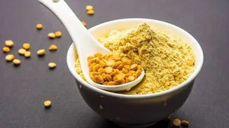 The Gram-Flour Base Gives Fafda Its Distinctive Snap