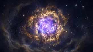 Milky Way Researchers Say A Neutron-Star Merger Could Explain An Unusual Glow After A Possible Star Merger