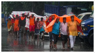 Weather today, August 24: IMD forecasts heavy rain, thunderstorms and gusty winds across several states