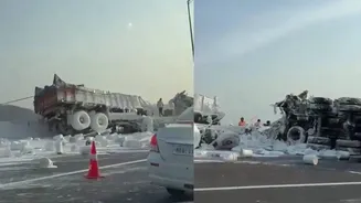 Twin Accidents Near Missing Link Stretch Trigger Massive Traffic Jam On Mumbai-Pune Expressway