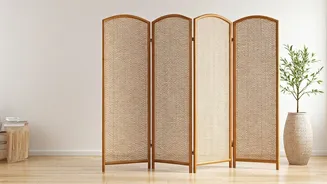 Minimalist Interior Designers Praise Sustainable Light Bamboo Room Dividers