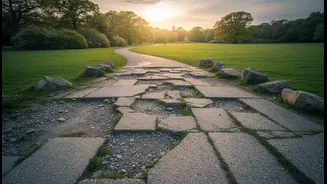 A Park Cannot Help if Reaching It Makes the Routine Unsustainable