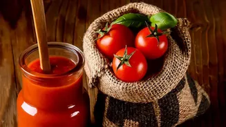 Blending Gives Homemade Tomato Sauce A Familiar Ketchup-Like Texture