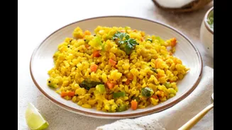 Craving Savoury, Desi Breakfast For Your Busy Mornings? This High-Protein Poha Recipe Is Easy To Make