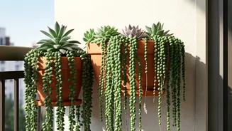 Trailing Succulents Near Windows Are The Ultimate Aesthetic Balcony Upgrade