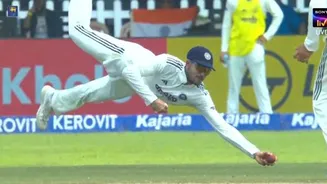 Shubman Gill pulls off one-handed stunner to dismiss Kamindu Mendis on Day 3 against Sri Lanka