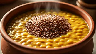 Add Crushed Flaxseeds In Lunch Dal For Instant Omega Boost
