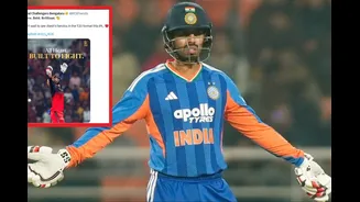 RCB's Tweet For Jitesh Sharma After India Drop Him From T20 World Cup 2026 Squad Goes Viral
