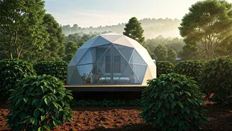 Misty Chikmagalur Spice Farms Host Unique Geodesic Glamping Pods