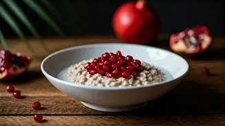 Coconut Milk And Pomegranate Give Overnight Oats A Tropical Remix