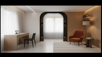 A Room Can Change Function Through Lighting, Layout And Surface Use