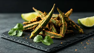 Kurkuri Bhindi Chaat: A Crispy, Tangy Indian Snack Delight