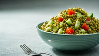 Sprouted Green Moong Salads Give Ultimate Plant Protein For Lunch