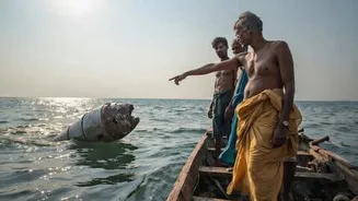 ISRO rocket debris washes up on Tamil Nadu beach