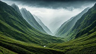 Backpackers Chase Mist Shrouded Peaks And Mountain Showers Daily